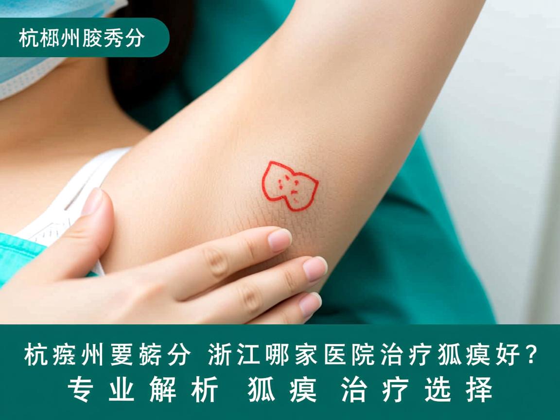 杭州腋秀分析，浙江哪家医院治疗狐臭好？专业解析狐臭治疗选择