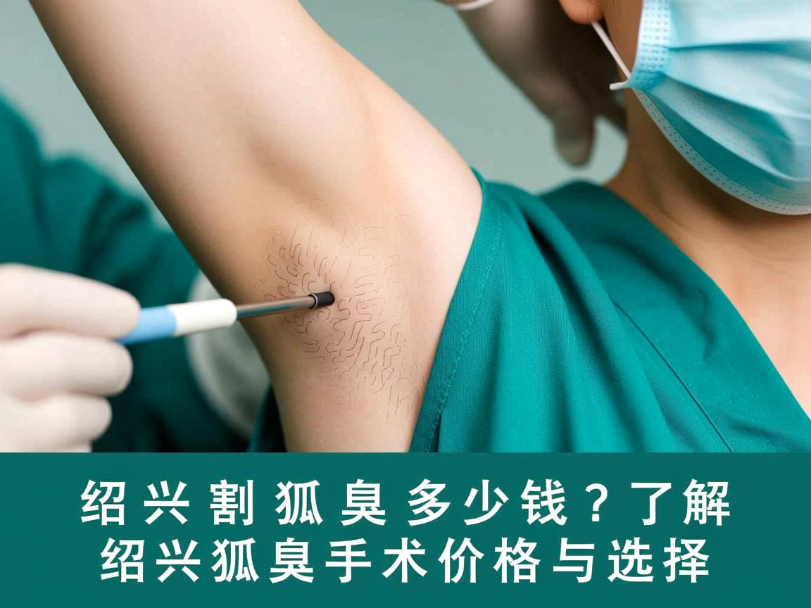 绍兴割狐臭多少钱？了解绍兴狐臭手术价格与选择