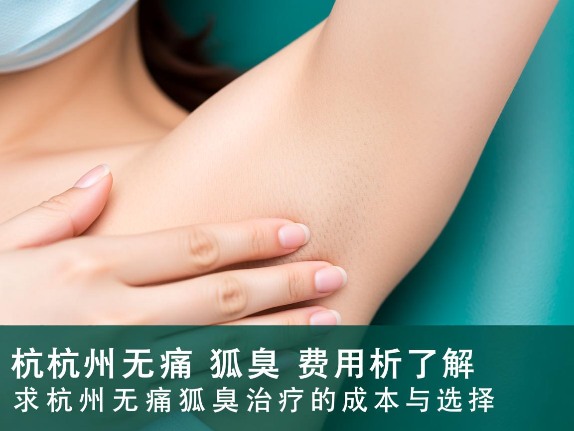 杭州无痛狐臭费用解析，了解杭州无痛狐臭治疗的成本与选择