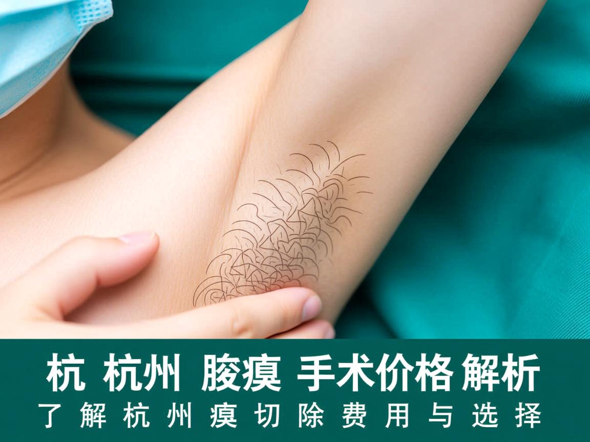 杭州腋臭手术价格解析，了解杭州腋臭切除费用与选择