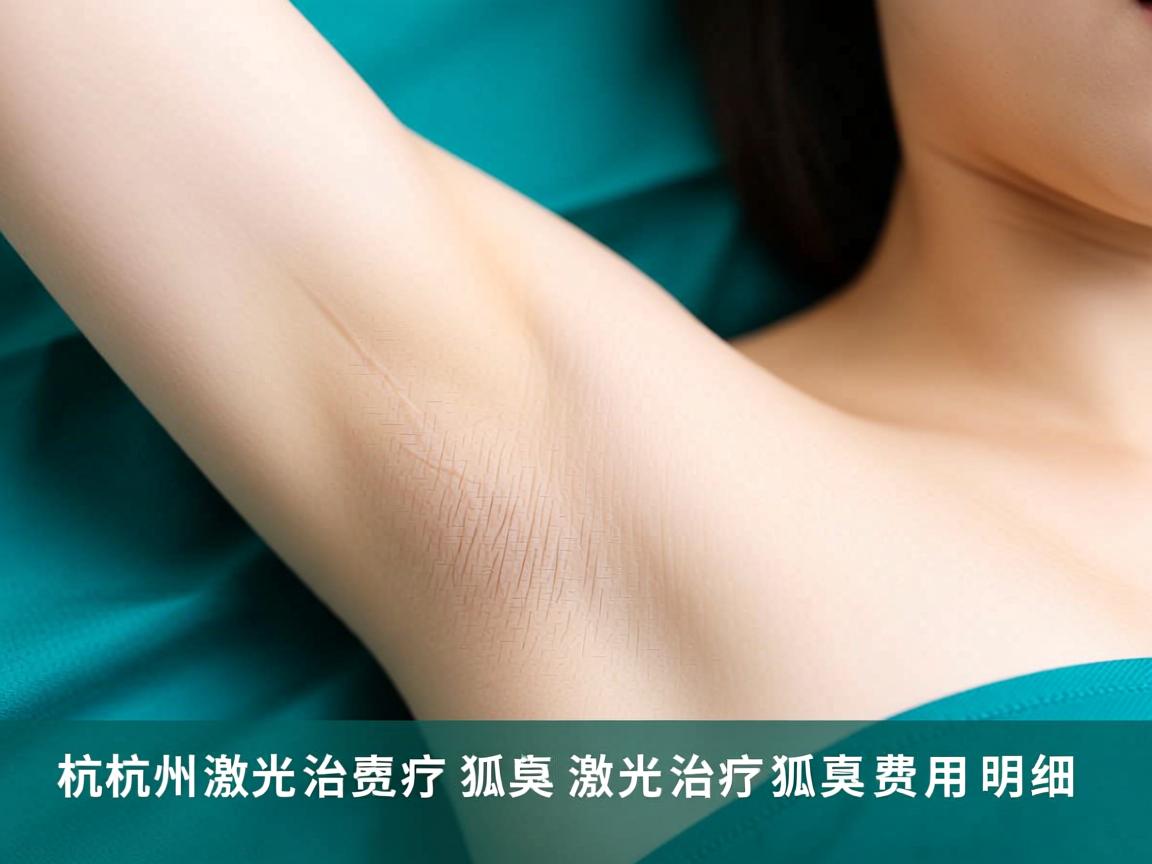 杭州激光治疗狐臭费用解析，全面了解激光治疗狐臭费用明细