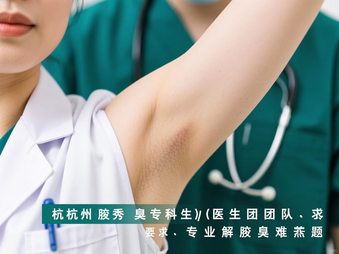 杭州腋秀腋臭专科医生，专业医生团队，专解腋臭难题
