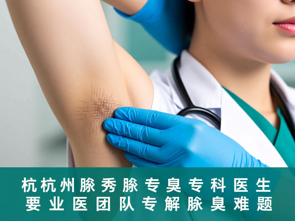 杭州腋秀腋臭专科医生，专业医生团队，专解腋臭难题