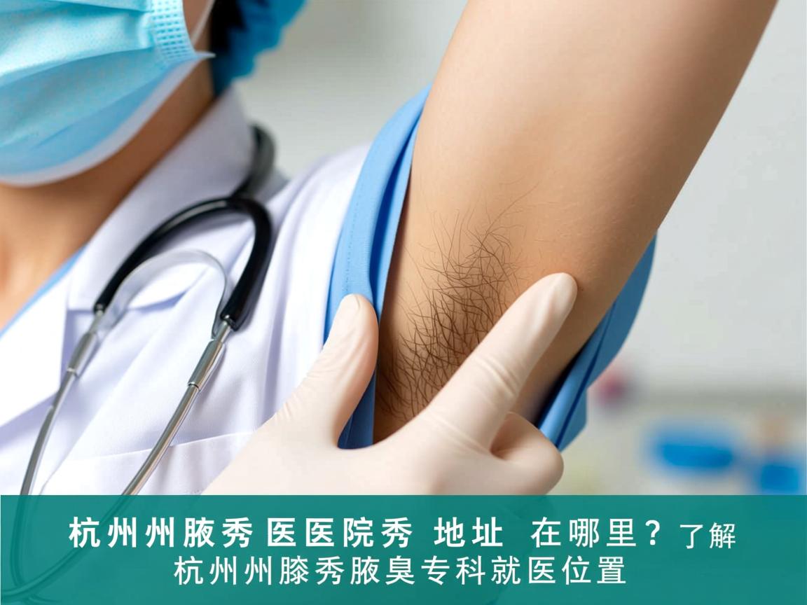 杭州腋秀医院地址在哪里？了解杭州腋秀腋臭专科的就医位置