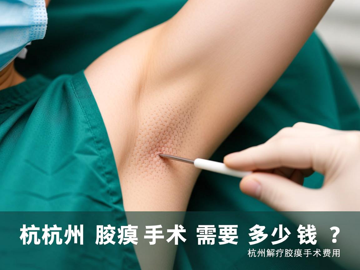 杭州腋臭手术需要多少钱？深度解析杭州腋臭手术费用