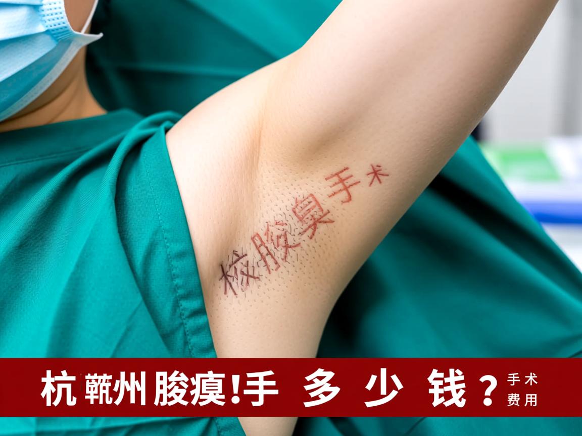 杭州腋臭手术多少钱？详解杭州腋臭手术费用