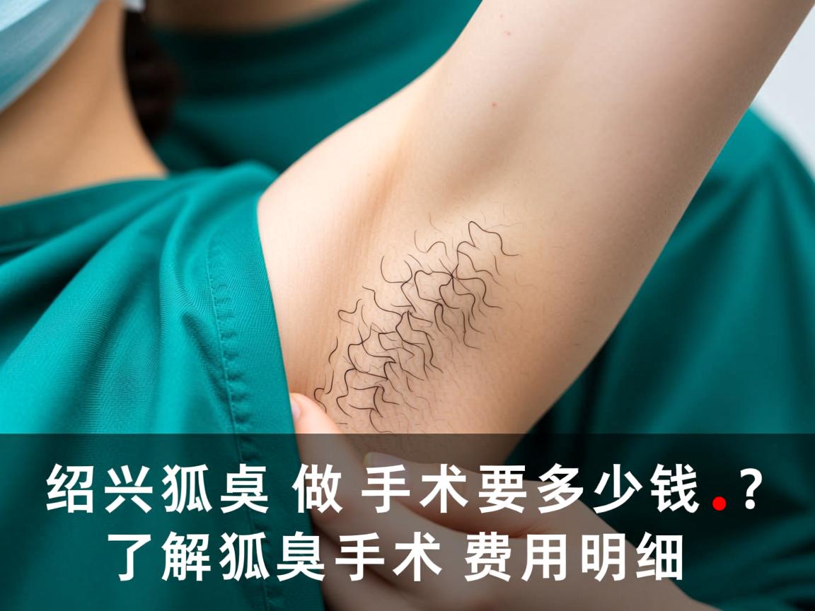 在绍兴做狐臭手术要多少钱？了解狐臭手术费用明细