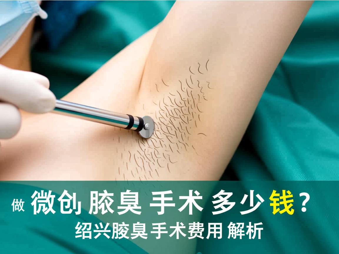在绍兴做微创腋臭手术多少钱？绍兴腋臭手术费用解析