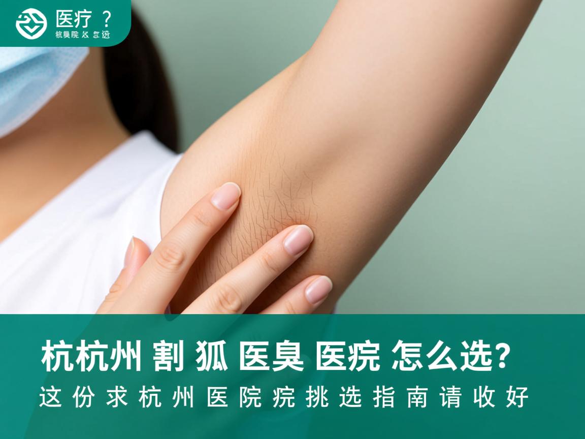 杭州割狐臭医院怎么选？这份杭州狐臭医院挑选指南请收好