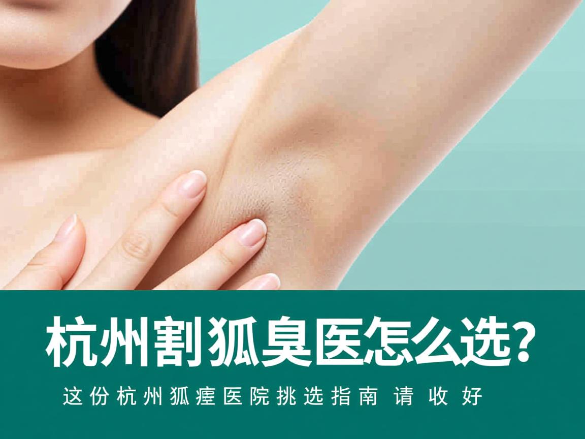 杭州割狐臭医院怎么选？这份杭州狐臭医院挑选指南请收好