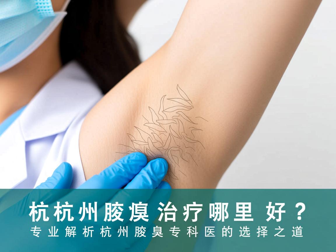 杭州腋臭治疗哪里好？专业解析杭州腋臭专科的选择之道