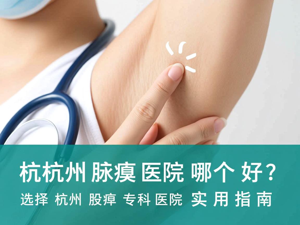 杭州腋臭医院哪个好？选择杭州腋臭专科医院的实用指南