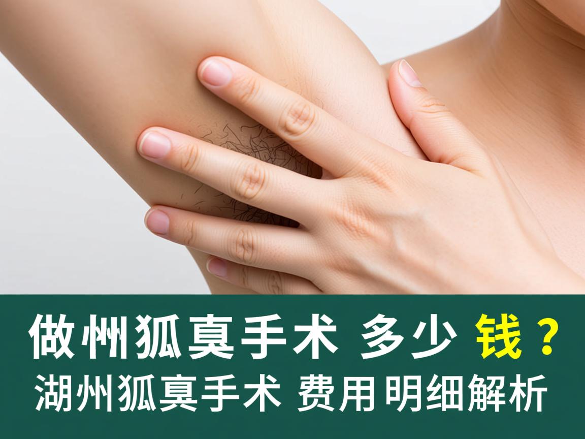 在湖州做狐臭手术多少钱？湖州狐臭手术费用明细解析