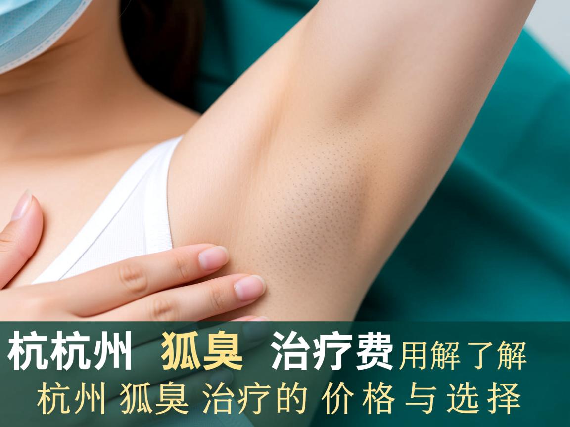 杭州狐臭治疗费用解析，了解杭州狐臭治疗的价格与选择