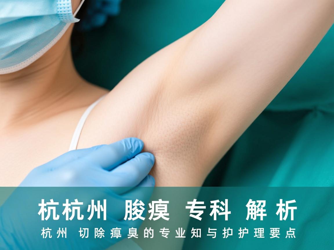 杭州腋臭专科解析，杭州切除腋臭的专业知识与护理要点