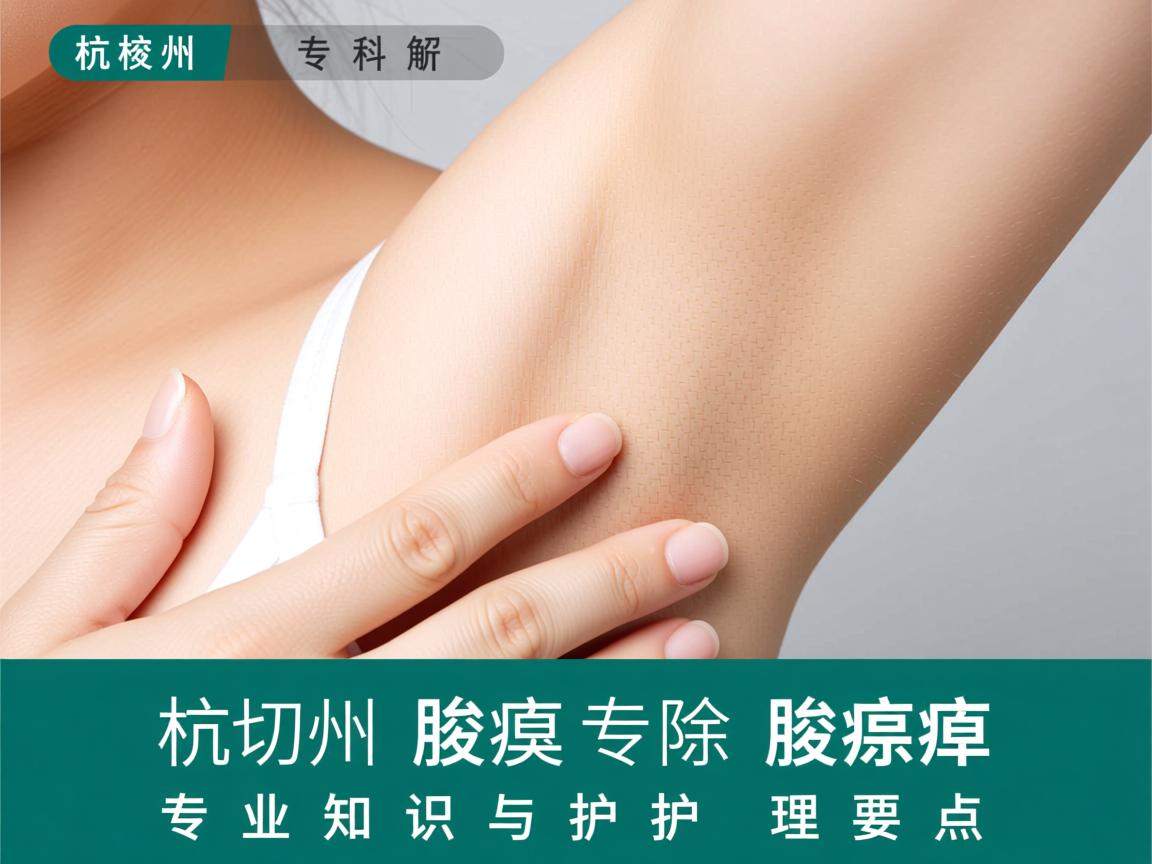 杭州腋臭专科解析，杭州切除腋臭的专业知识与护理要点