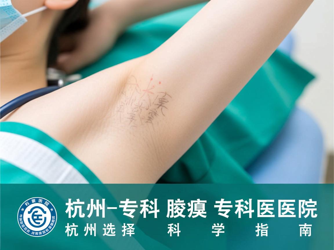 杭州腋臭专科医院解析，选择杭州腋臭专科医院的科学指南