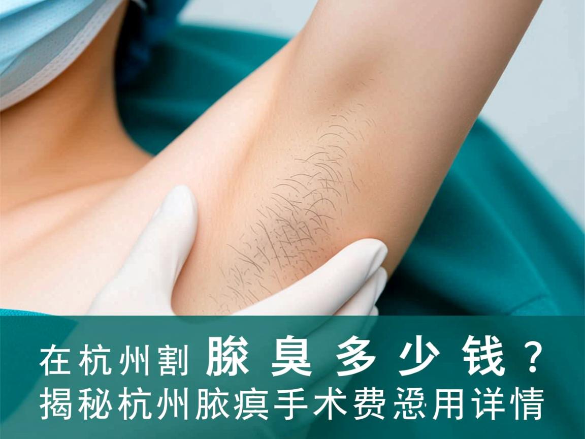 在杭州割腋臭多少钱?揭秘杭州腋臭手术费用详情 在杭州割腋臭多少钱?揭秘杭州腋臭手术费用详情