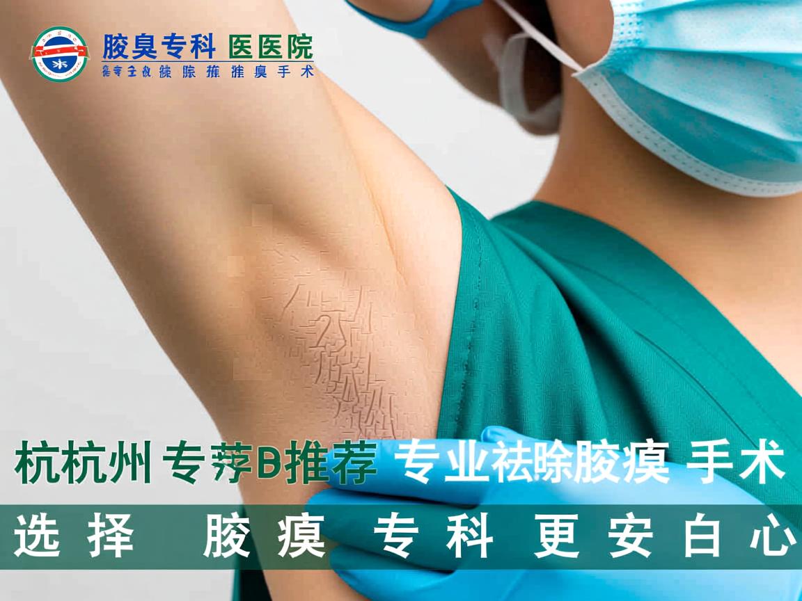 杭州腋臭专科医院推荐，专业祛除腋臭手术，选择腋臭专科更安心