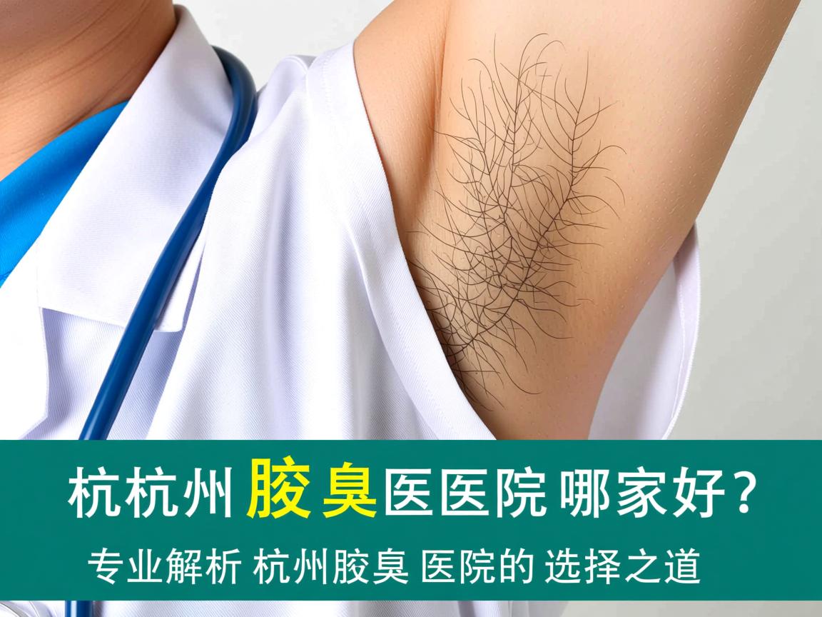 杭州腋臭医院哪家好？专业解析杭州腋臭医院的选择之道