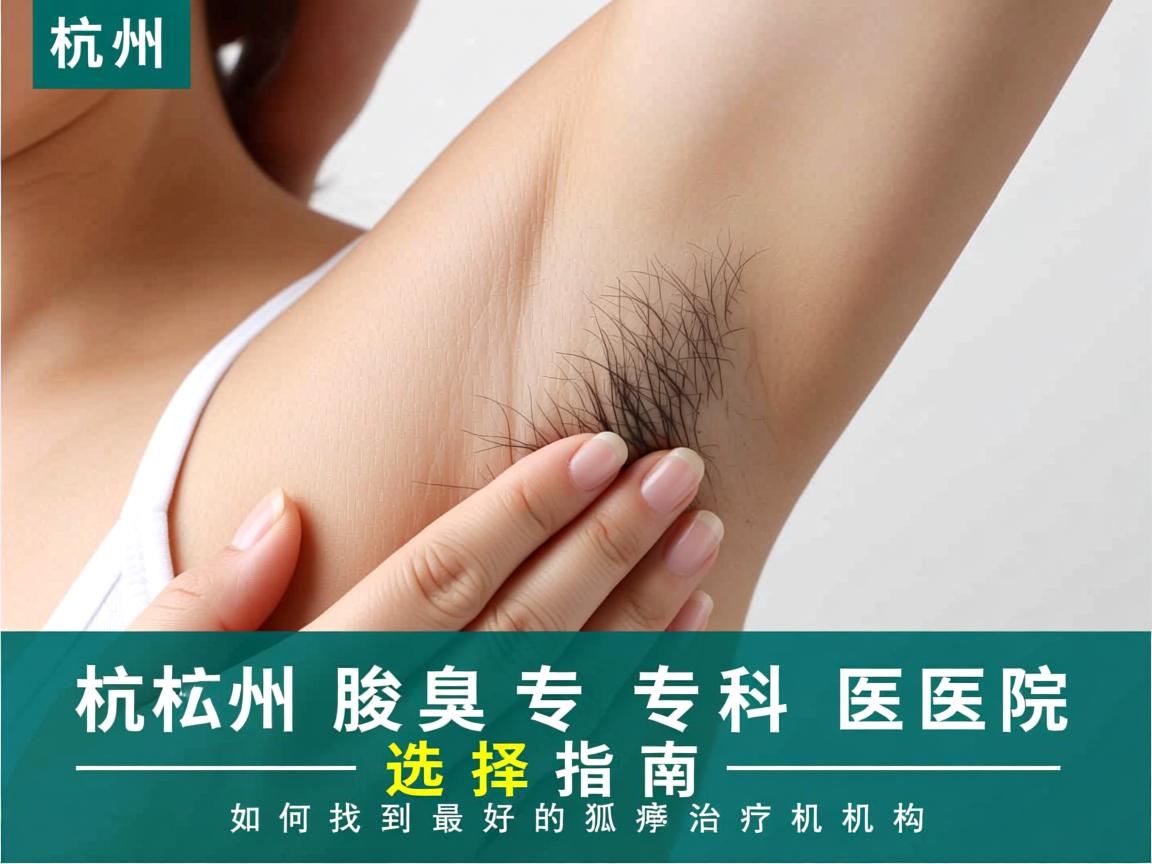 杭州腋臭专科医院选择指南，如何找到最好的狐臭治疗机构