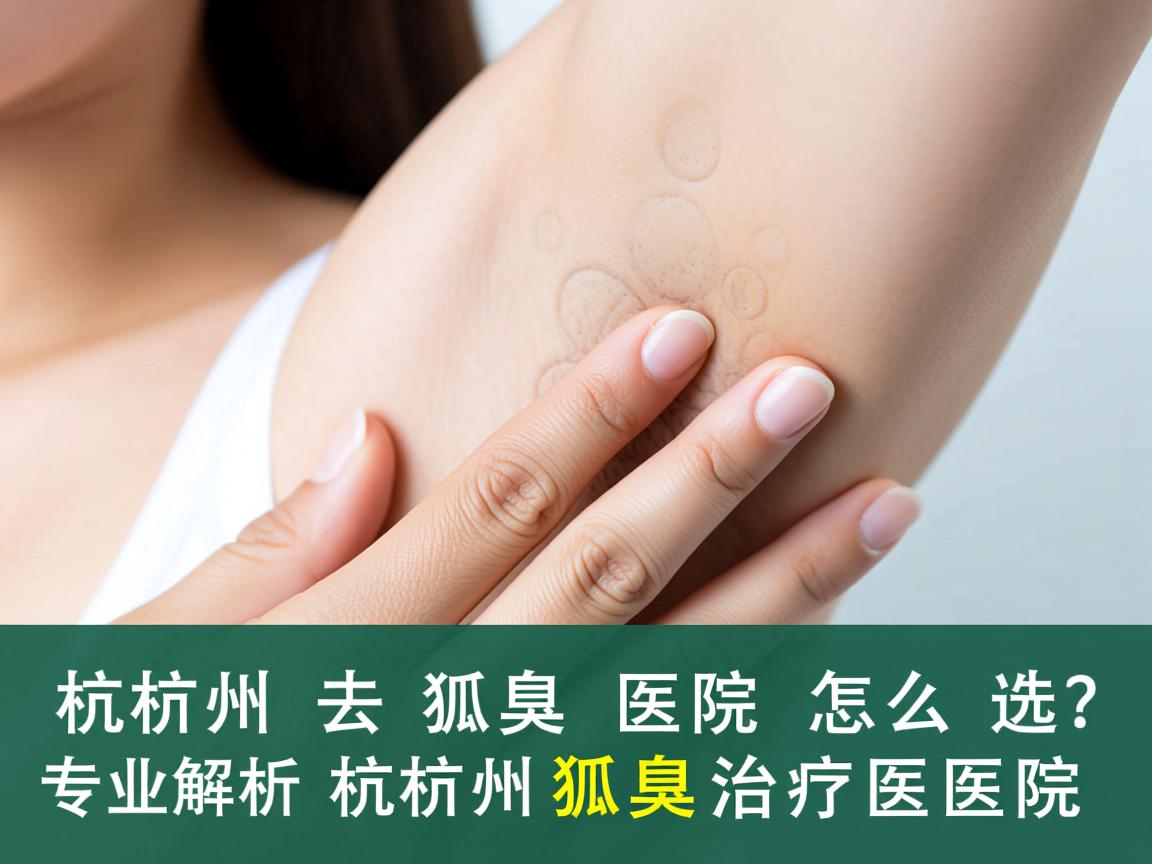 杭州去狐臭医院怎么选？专业解析杭州狐臭治疗医院