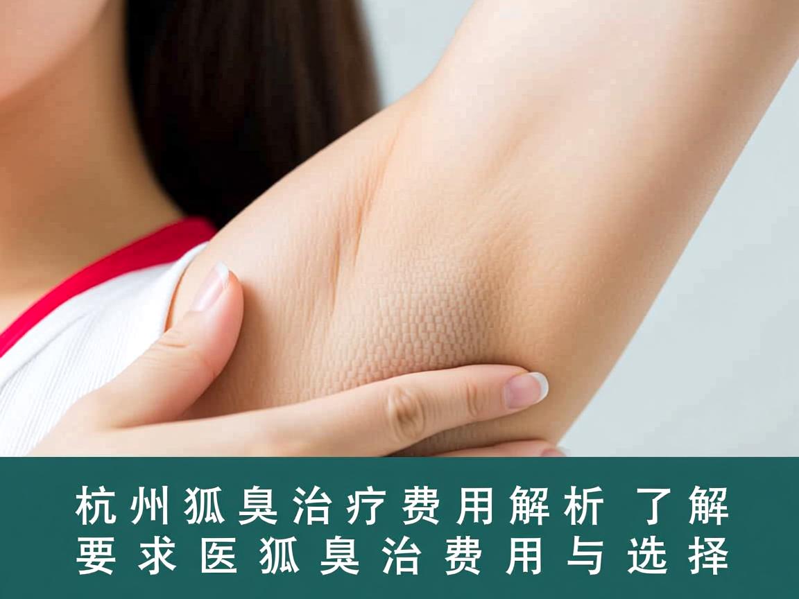 杭州狐臭治疗费用解析，了解杭州狐臭治疗费用与选择