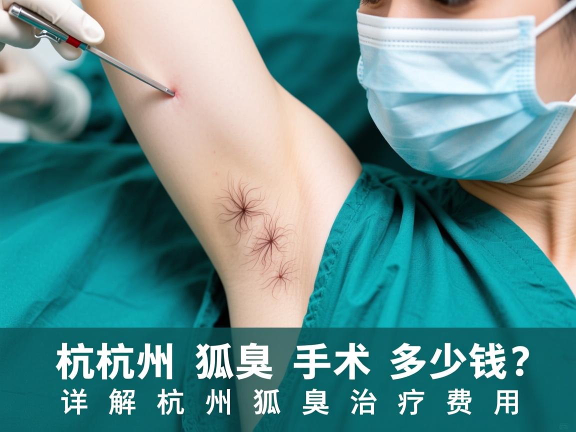 杭州狐臭手术多少钱？详解杭州狐臭治疗费用