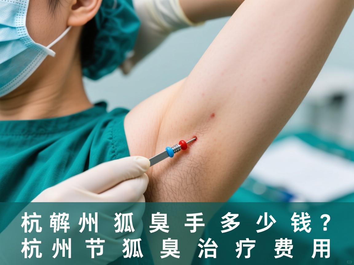 杭州狐臭手术多少钱？详解杭州狐臭治疗费用