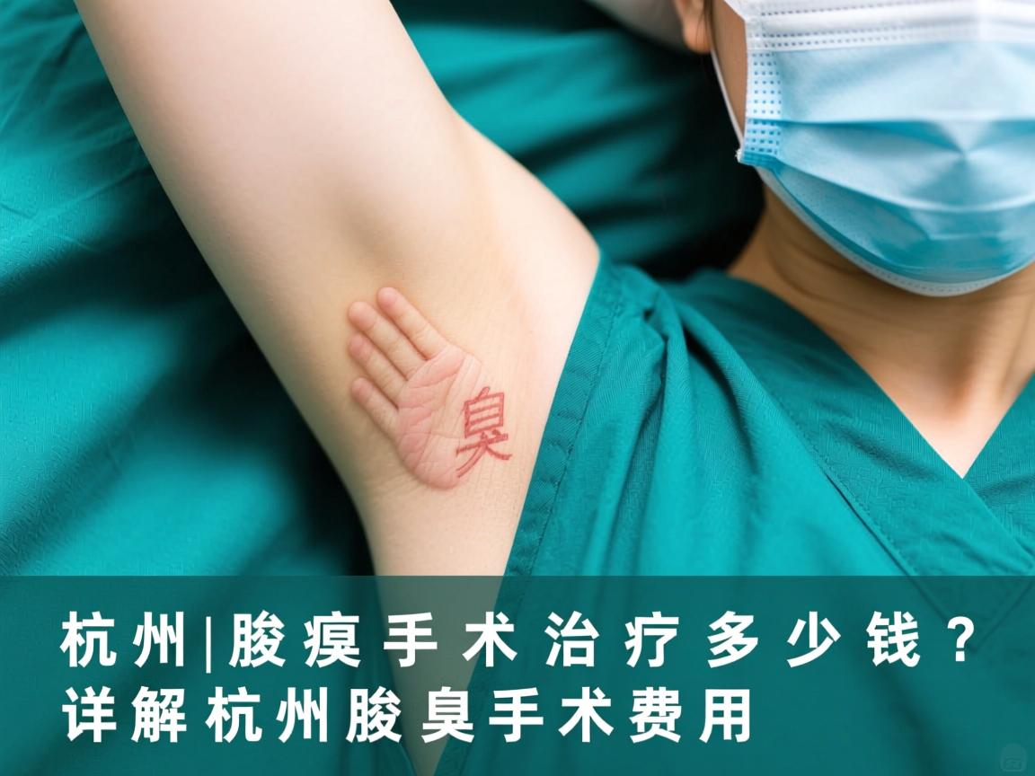 杭州腋臭手术治疗多少钱?详解杭州腋臭手术费用 杭州腋臭手术治疗多少钱?详解杭州腋臭手术费用