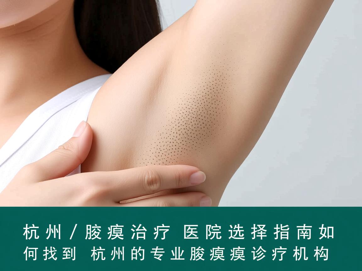 杭州腋臭治疗医院选择指南，如何找到杭州专业的腋臭诊疗机构