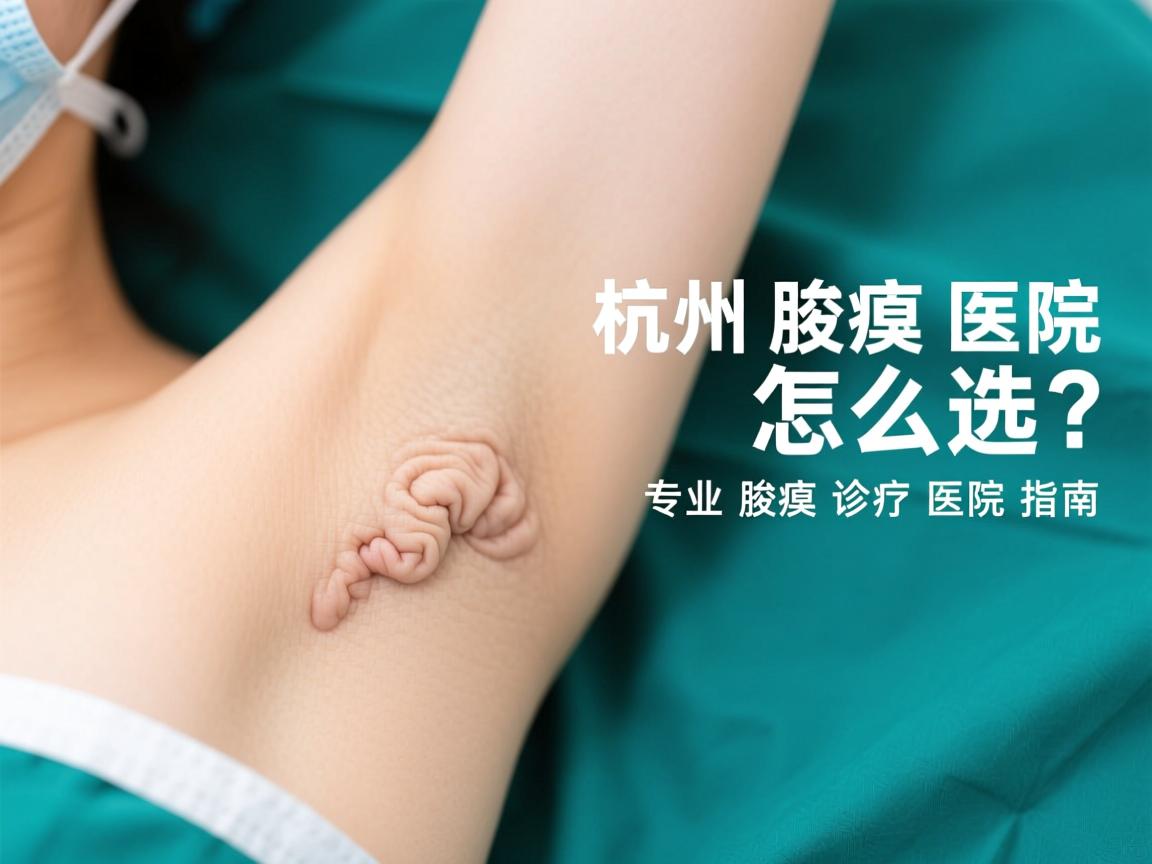 杭州腋臭医院怎么选？专业腋臭诊疗医院指南