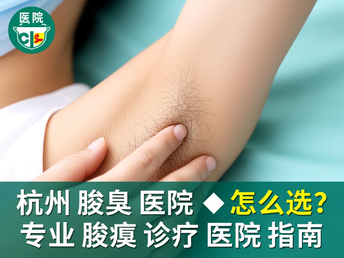杭州腋臭医院怎么选？专业腋臭诊疗医院指南