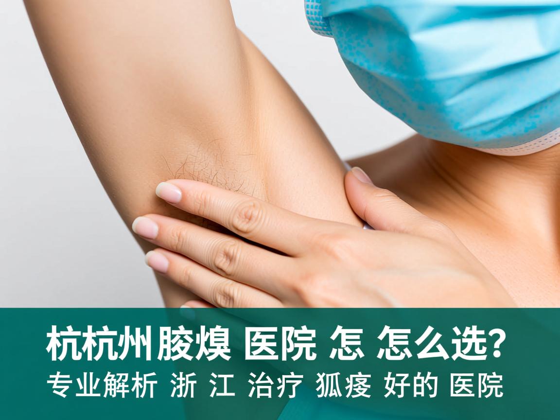 杭州腋臭医院怎么选？专业解析浙江治疗狐臭好的医院