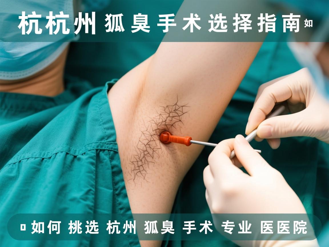 杭州狐臭手术选择指南，如何挑选杭州狐臭手术专业医院