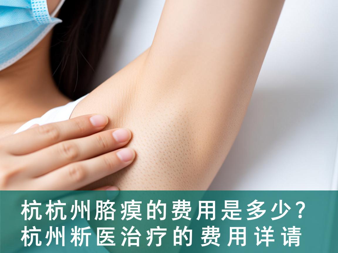 杭州治腋臭的费用是多少？解析杭州腋臭治疗的费用详情