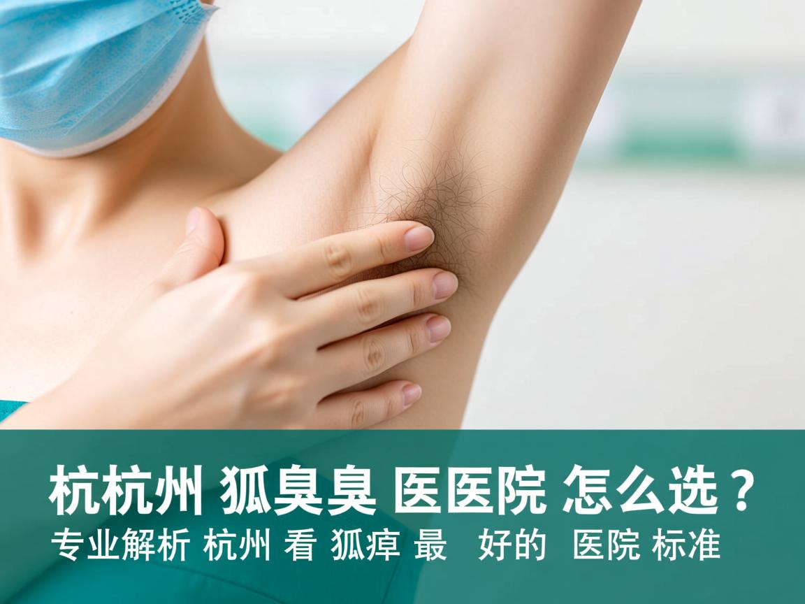 杭州狐臭医院怎么选？专业解析杭州看狐臭最好的医院标准