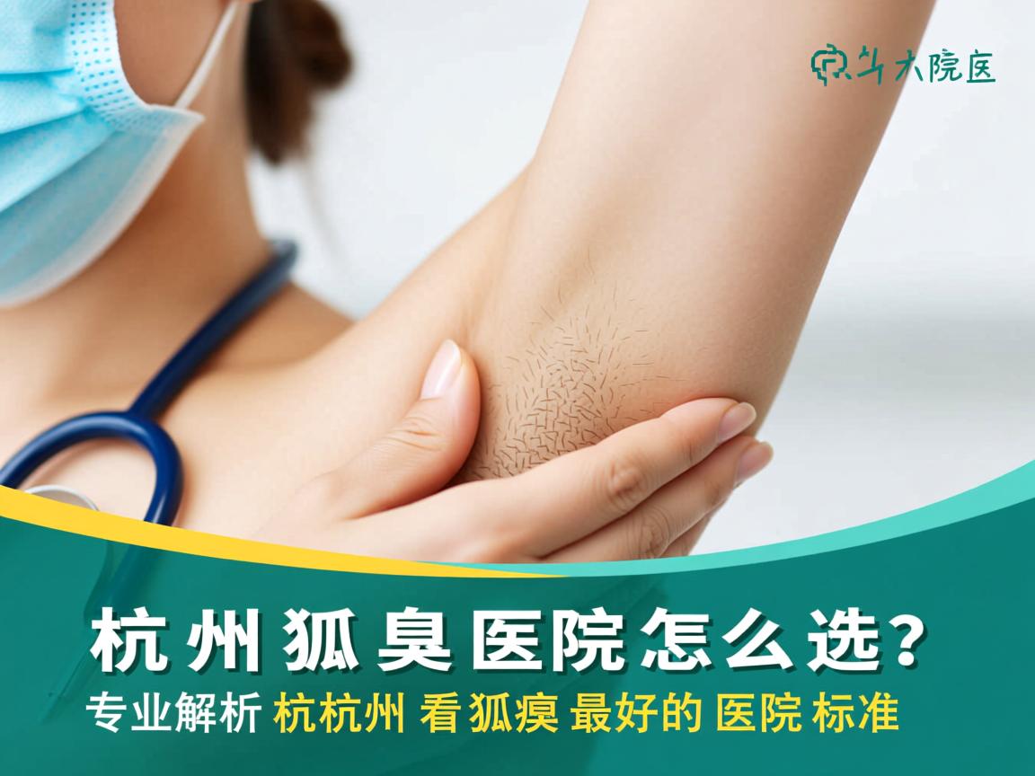 杭州狐臭医院怎么选？专业解析杭州看狐臭最好的医院标准