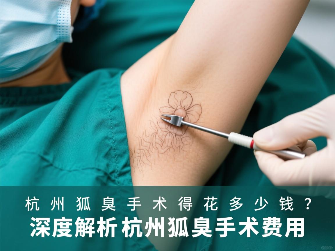 杭州狐臭手术得花多少钱？深度解析杭州狐臭手术费用
