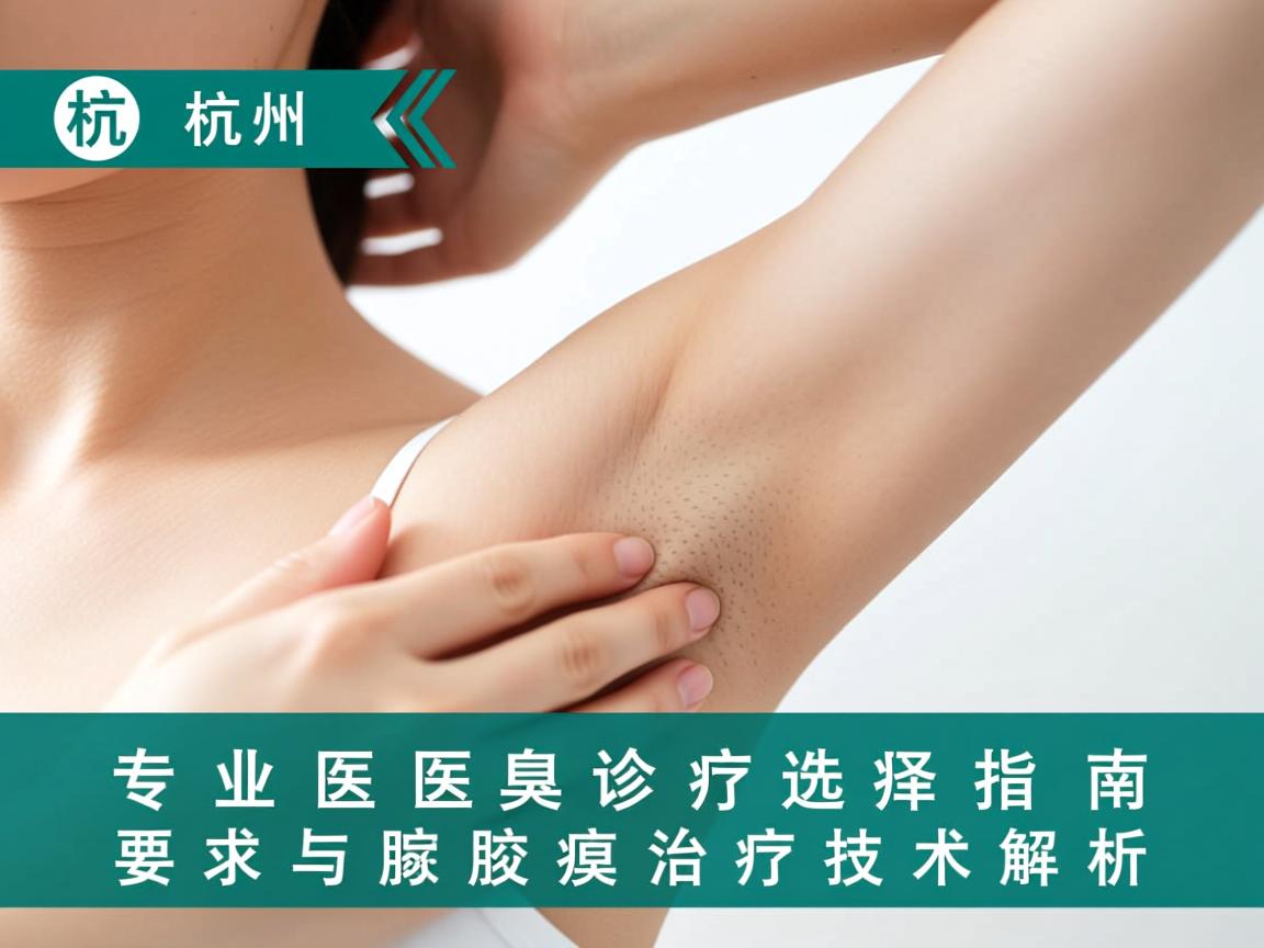 杭州腋臭诊疗选择指南，专业医院与腋臭治疗技术解析