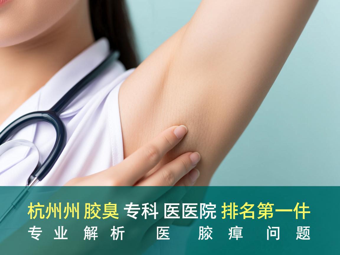 杭州腋臭专科医院排名第一，杭州腋臭专科医院专业解析腋臭问题