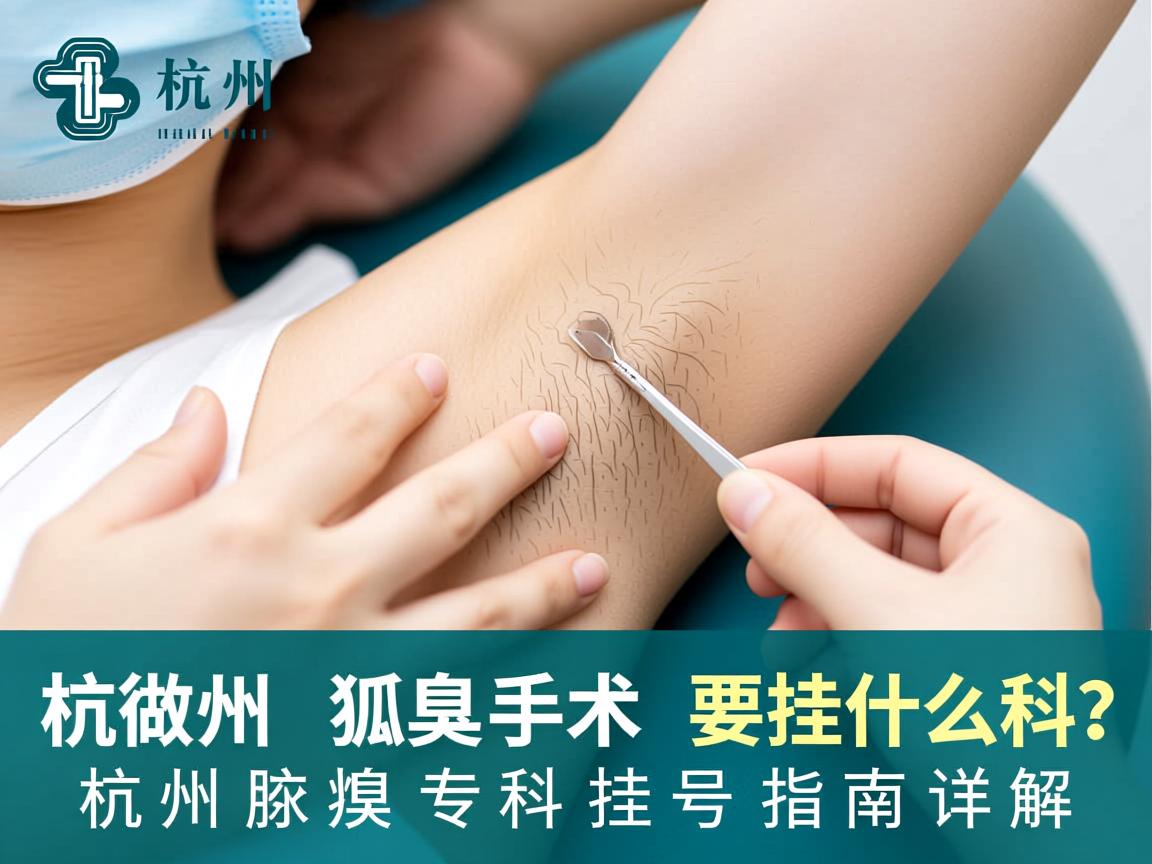 杭州做狐臭手术要挂什么科?杭州腋臭专科挂号指南详解 杭州做狐臭手术要挂什么科?杭州腋臭专科挂号指南详解