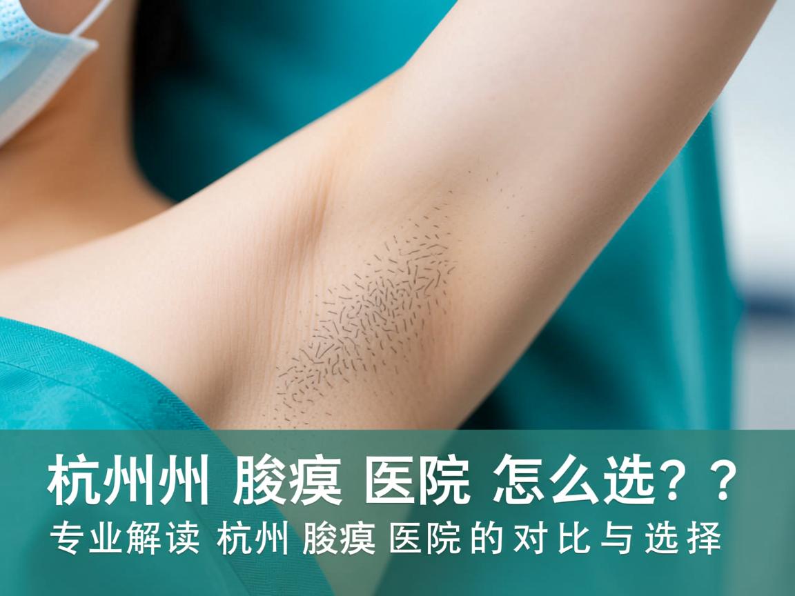 杭州腋臭医院怎么选？专业解读杭州腋臭医院的对比与选择