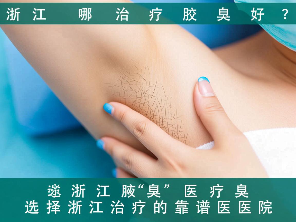 在浙江哪里治疗腋臭好？选择浙江腋臭治疗的靠谱医院