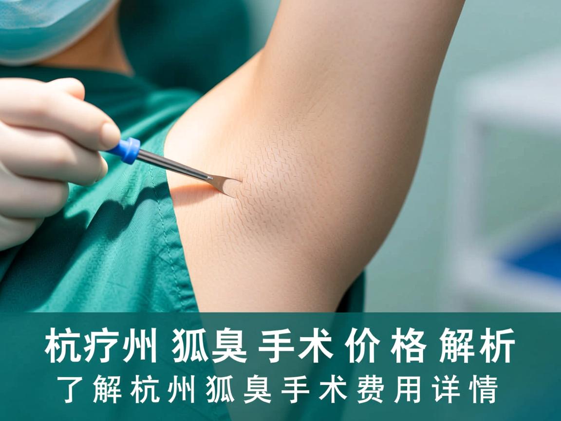 杭州狐臭手术价格解析,了解杭州狐臭手术费用详情 杭州狐臭手术价格解析,了解杭州狐臭手术费用详情
