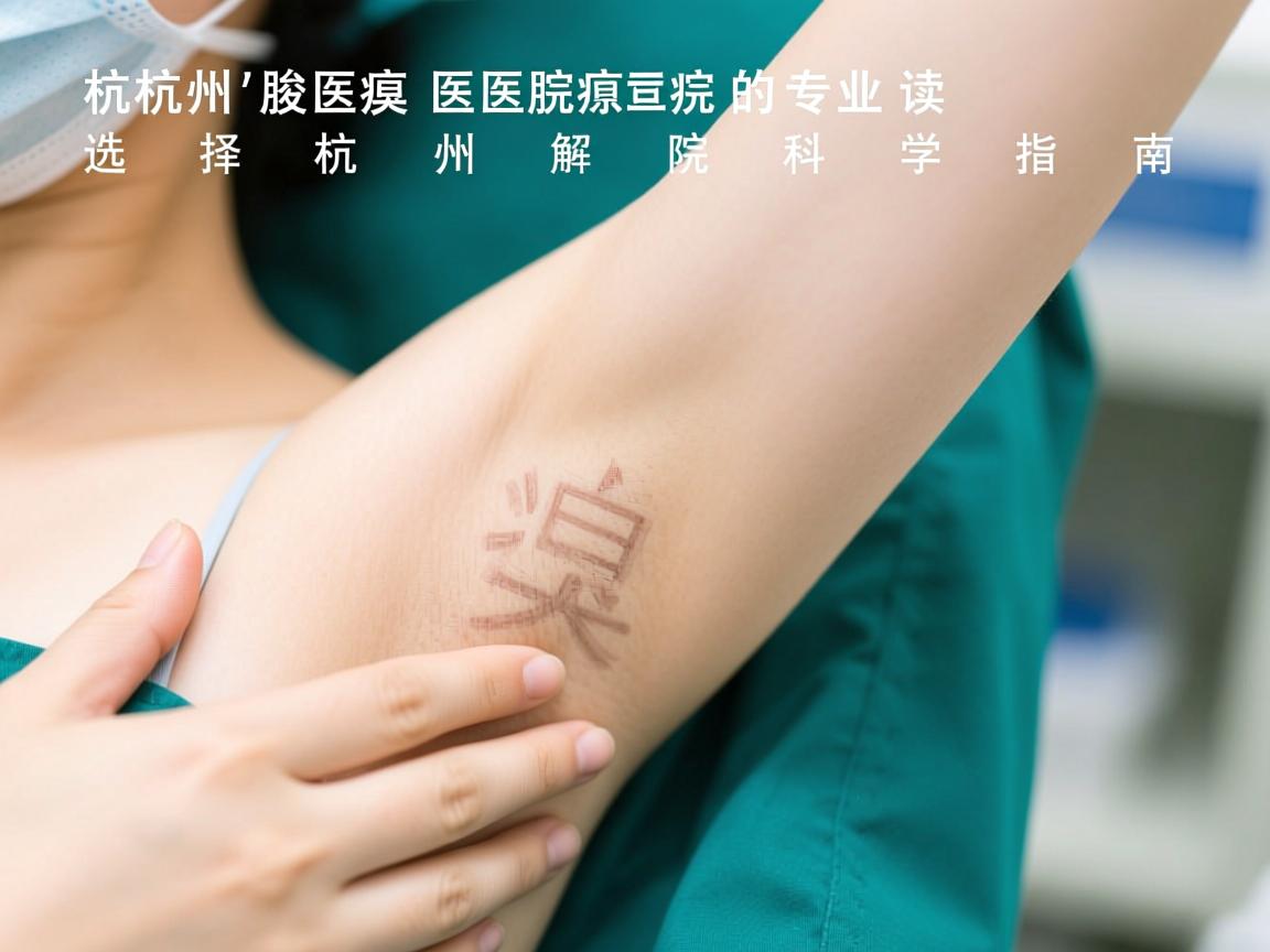杭州腋臭医院专业解读，选择杭州腋臭医院的科学指南