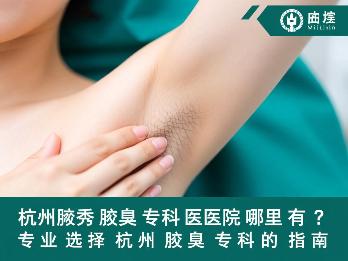 杭州腋秀腋臭专科医院哪里有?专业选择杭州腋臭专科的指南 杭州腋秀腋臭专科医院哪里有?专业选择杭州腋臭专科的指南