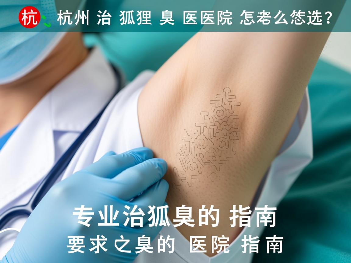 杭州治狐臭医院怎么选？专业治狐臭的医院指南