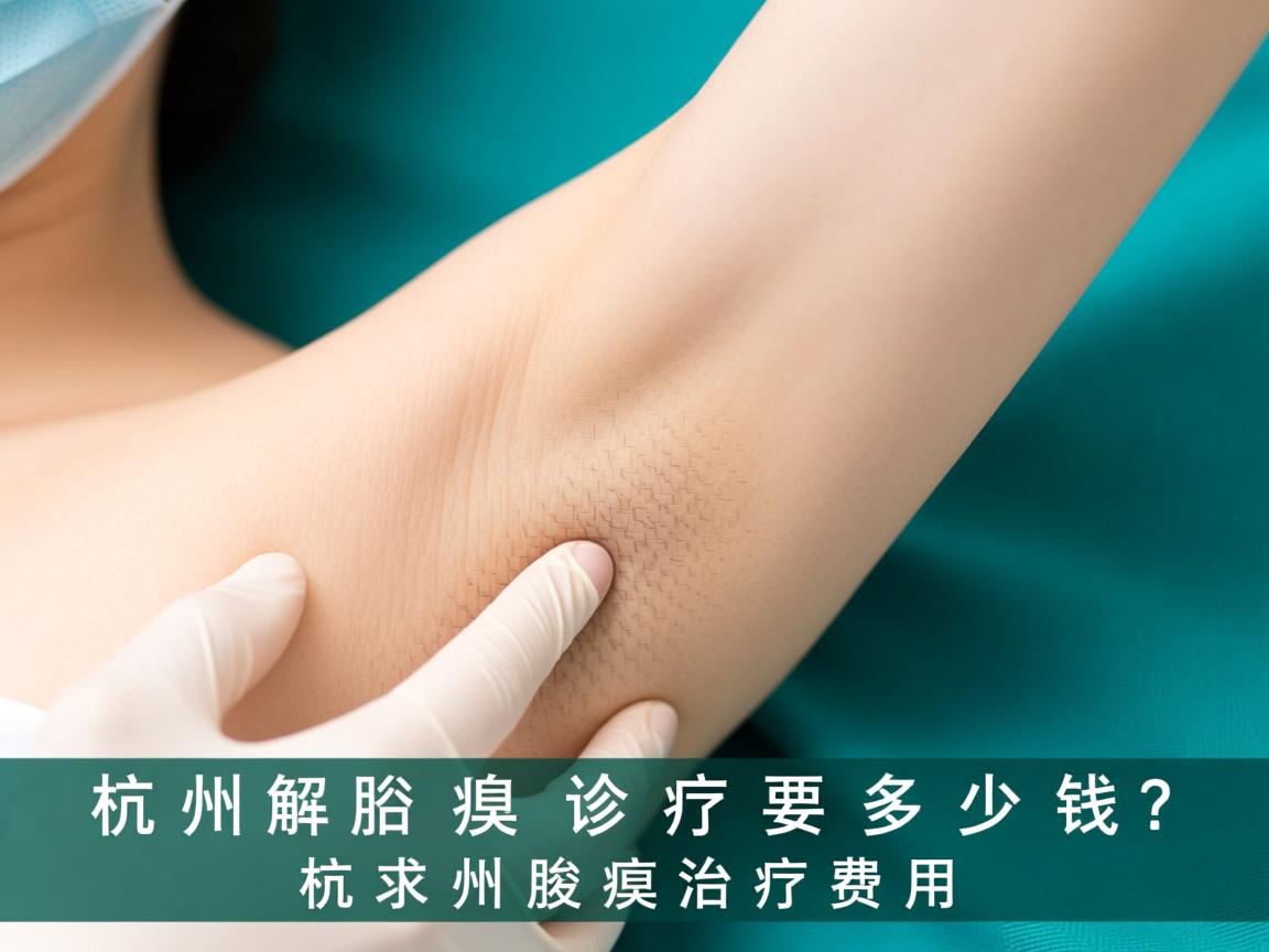杭州腋臭诊疗要多少钱？解析杭州腋臭治疗费用