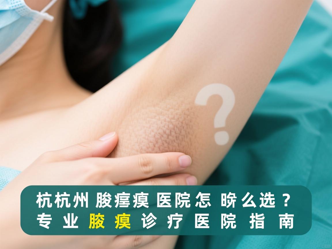 杭州腋臭医院怎么选？专业腋臭诊疗医院指南